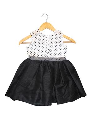 black cotton blend frock - 15620717 - Standard Image - 2