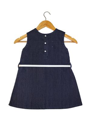 blue rayon frock - 15620720 - Standard Image - 2