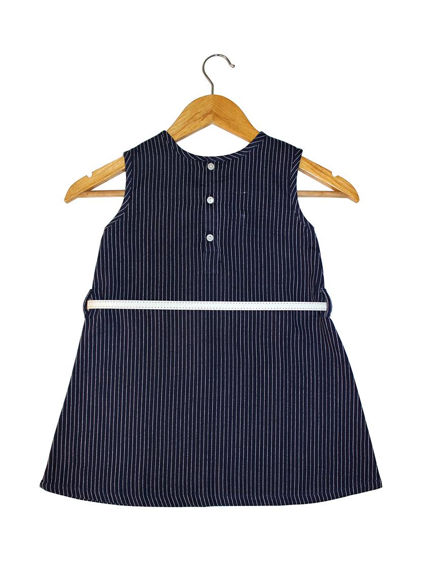 blue rayon frock - 15620720 - Zoom Image - 2
