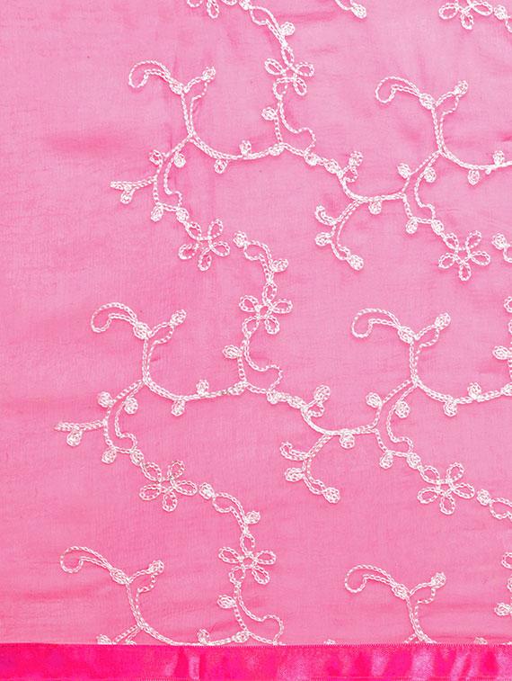 Embroidered unstitched churidaar suit - 15620830 - Zoom Image - 5