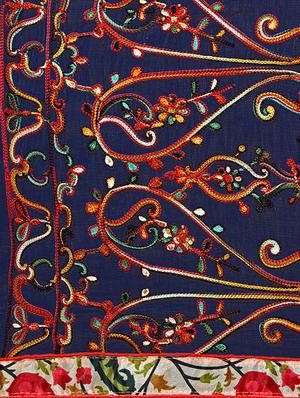 Embroidered unstitched pant suit - 15620838 - Standard Image - 5