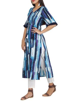 Abstract straight kurta - 15620857 - Standard Image - 2