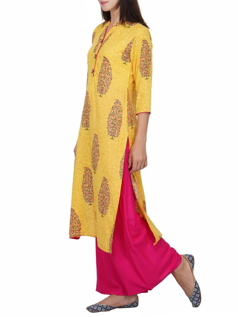 Printed straight kurta - 15620865 - Zoom Image - 2