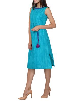 tassel detail pocket a-line dress - 15620870 - Standard Image - 2
