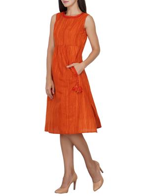 tassel detail pocket a-line dress - 15620872 - Standard Image - 2