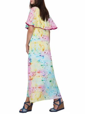lace edge overlay maxi dress - 15620880 - Standard Image - 2