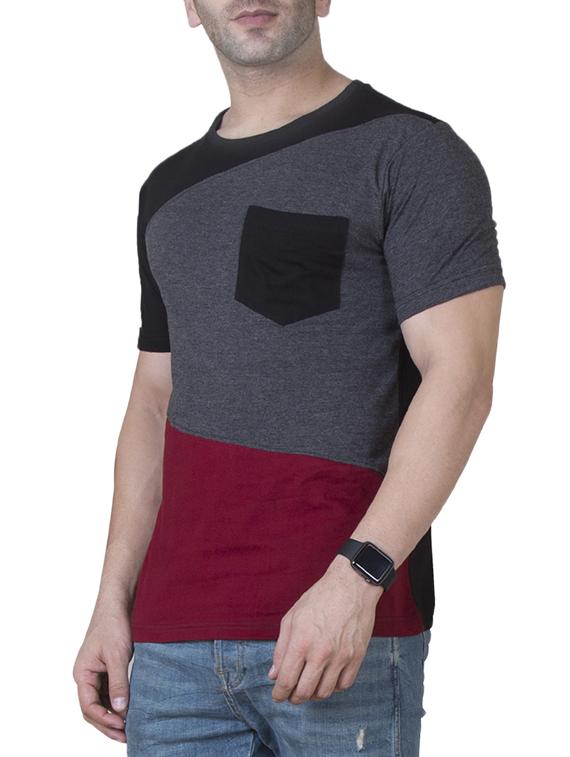 multi colored cotton cut & sew t-shirt - 15621123 - Zoom Image - 2