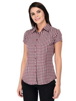 short sleeve shepherd checks shirt - 15621188 - Standard Image - 2
