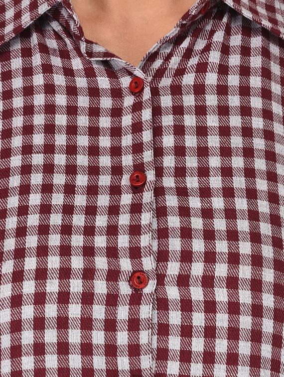 short sleeve shepherd checks shirt - 15621188 - Zoom Image - 5
