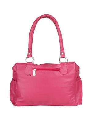 pink leatherette (pu) regular handbag - 15621246 - Standard Image - 2