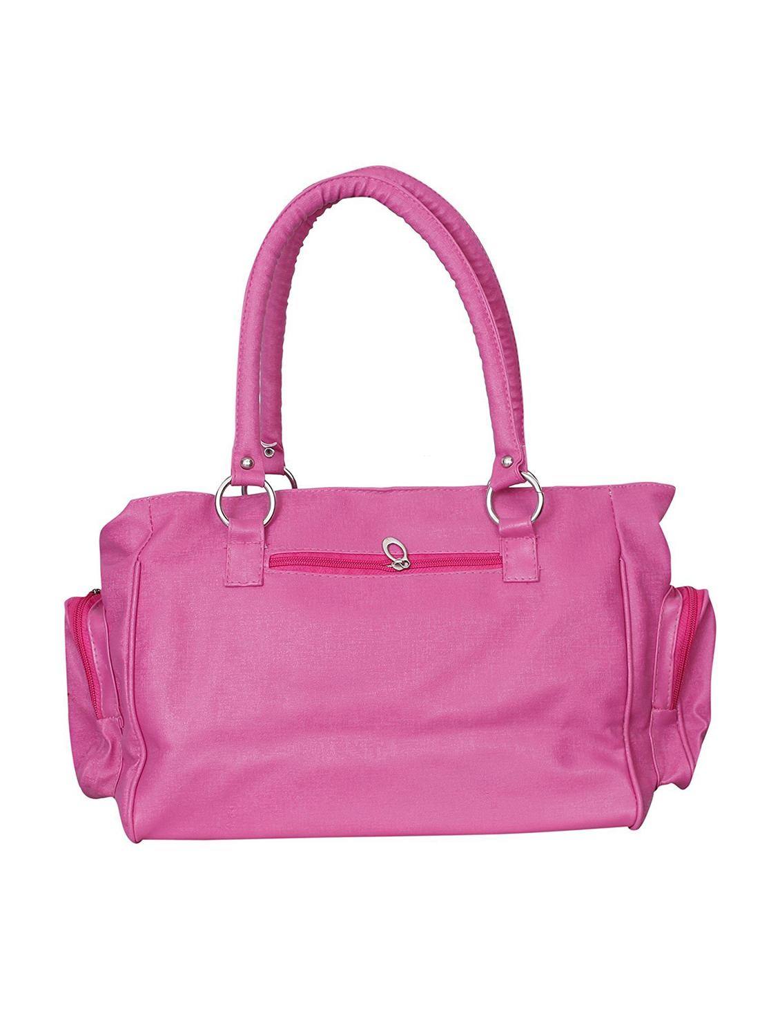 pink leatherette (pu) regular handbag - 15621255 - Zoom Image - 2