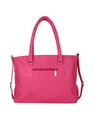 pink leatherette (pu) regular handbag - 15621258 - Standard Image - 2