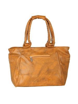 brown leatherette (pu) regular handbag - 15621279 - Standard Image - 2