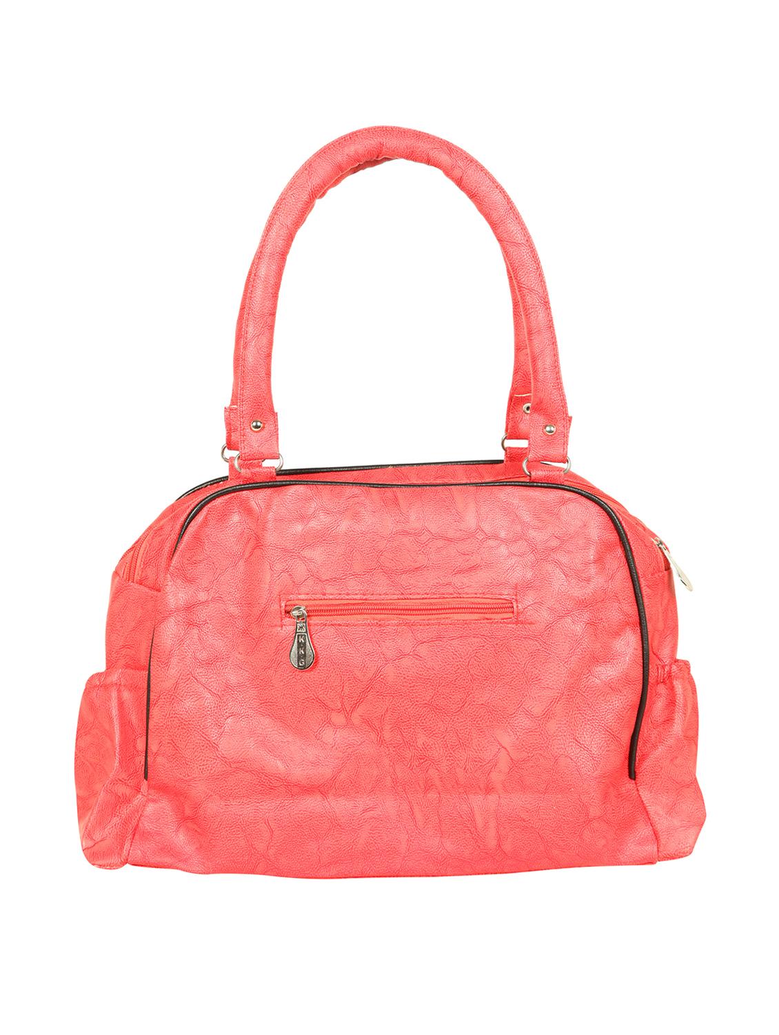 pink leatherette (pu) regular handbag - 15621289 - Zoom Image - 2