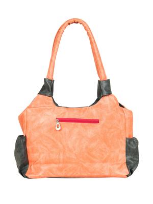 brown leatherette (pu) regular handbag - 15621296 - Standard Image - 2