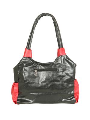 black leatherette (pu) regular handbag - 15621298 - Standard Image - 2
