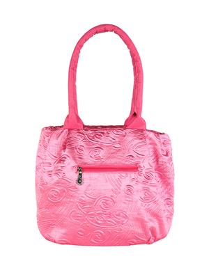 pink velvet regular handbag - 15621299 - Standard Image - 2