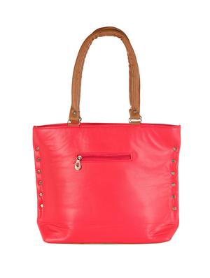 pink leatherette (pu) regular handbag - 15621318 - Standard Image - 2