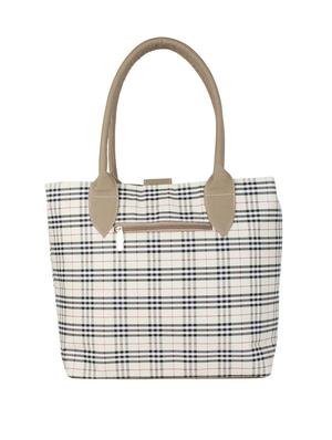 white leatherette (pu) regular handbag - 15621320 - Standard Image - 2