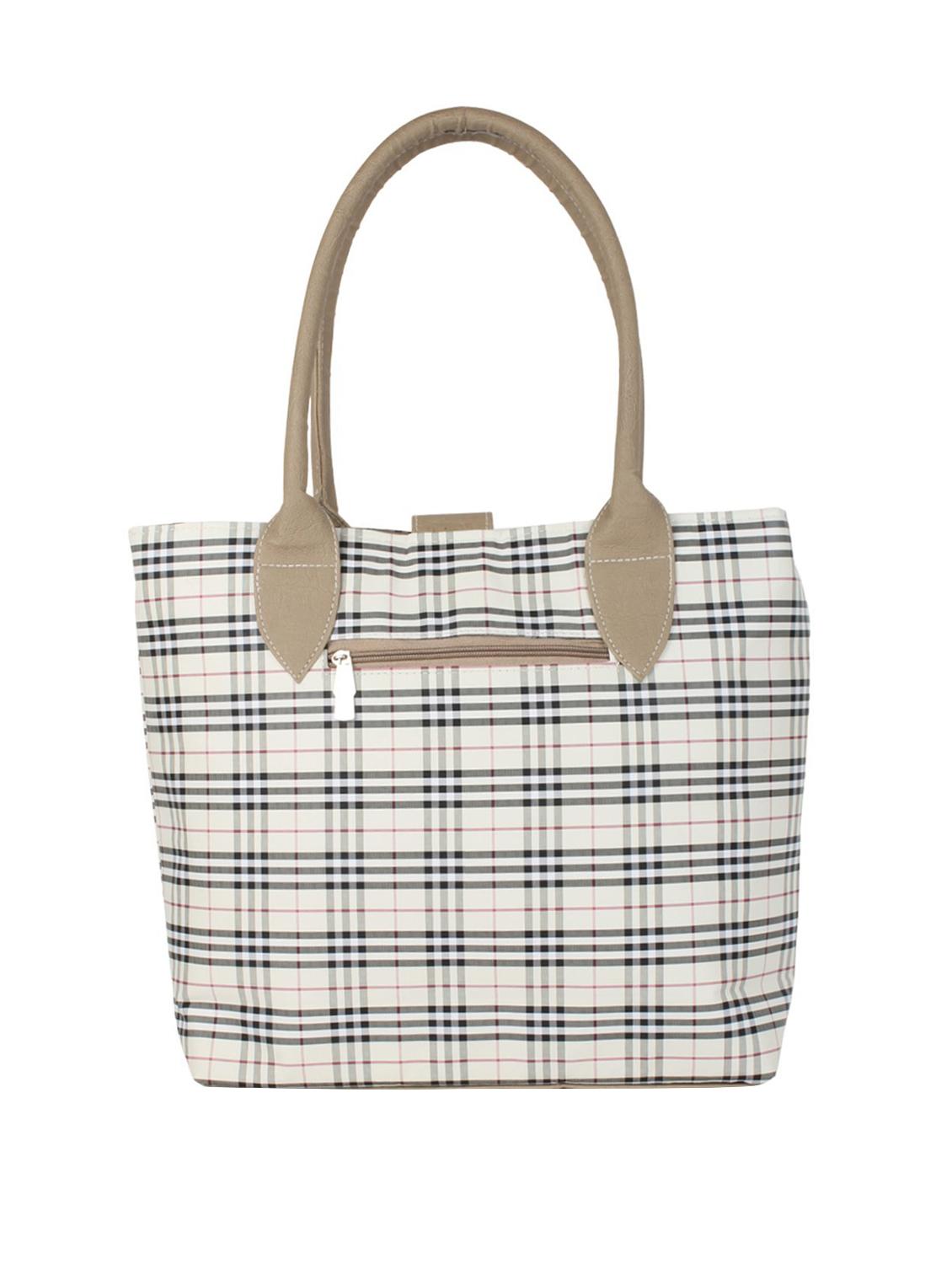 white leatherette (pu) regular handbag - 15621320 - Zoom Image - 2