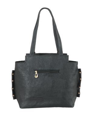 black leatherette (pu) regular handbag - 15621322 - Standard Image - 2