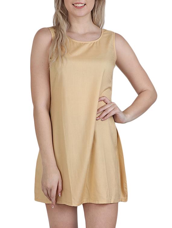 round neck a-line dress - 15621342 - Zoom Image - 2