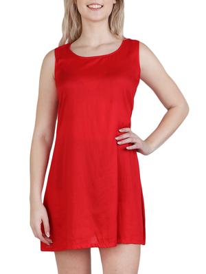 round neck a-line dress - 15621343 - Standard Image - 2