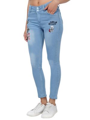 embroidered detail stone washjeans - 15621471 - Standard Image - 2