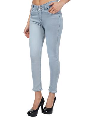 mid rise ankle length jeans - 15621484 - Standard Image - 2
