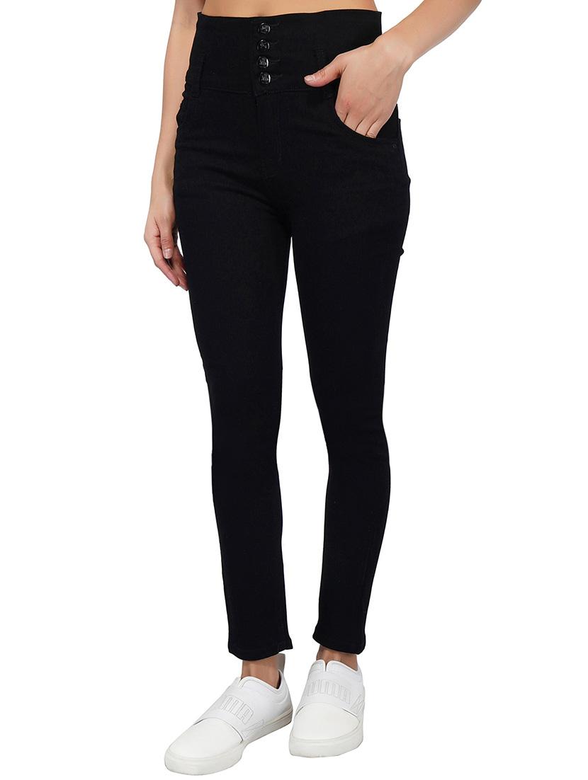 high waist ankle length jeans - 15621499 - Zoom Image - 2