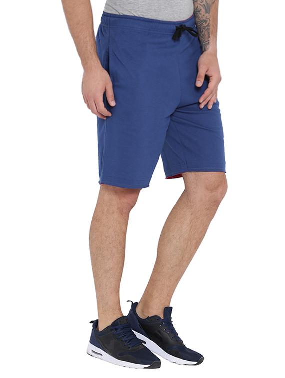 blue cotton shorts - 15621597 - Zoom Image - 2