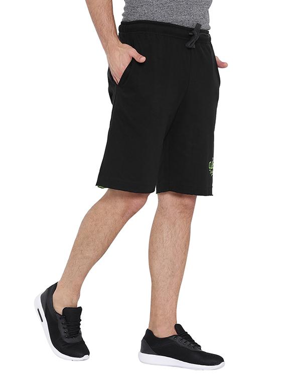 black cotton shorts - 15621598 - Zoom Image - 2