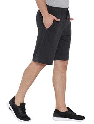 black cotton shorts - 15621600 - Standard Image - 2
