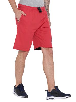 red cotton shorts - 15621601 - Standard Image - 2