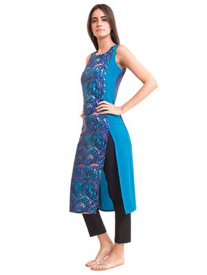 Straight printed kurta - 15621810 - Standard Image - 2