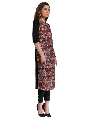 A-line printed kurta - 15621817 - Standard Image - 2