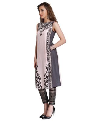 A-line digital print kurta - 15621827 - Standard Image - 2