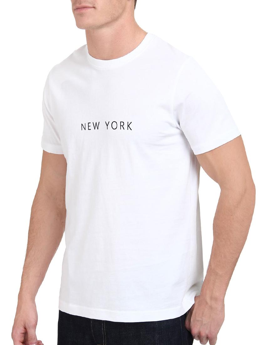 white cotton chest print tshirt - 15621913 - Zoom Image - 2
