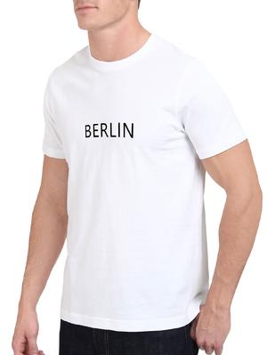 white cotton chest print tshirt - 15621922 - Standard Image - 2