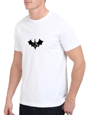 white cotton chest print tshirt - 15621930 - Standard Image - 2