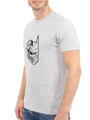 grey cotton chest print tshirt - 15621934 - Standard Image - 2