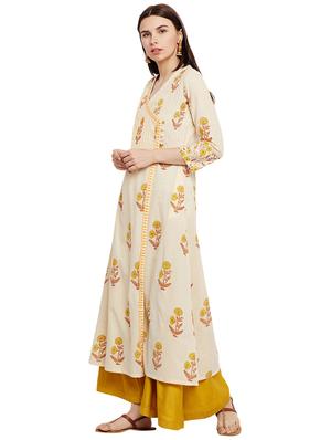 Angrakha printed kurta - 15622410 - Standard Image - 2