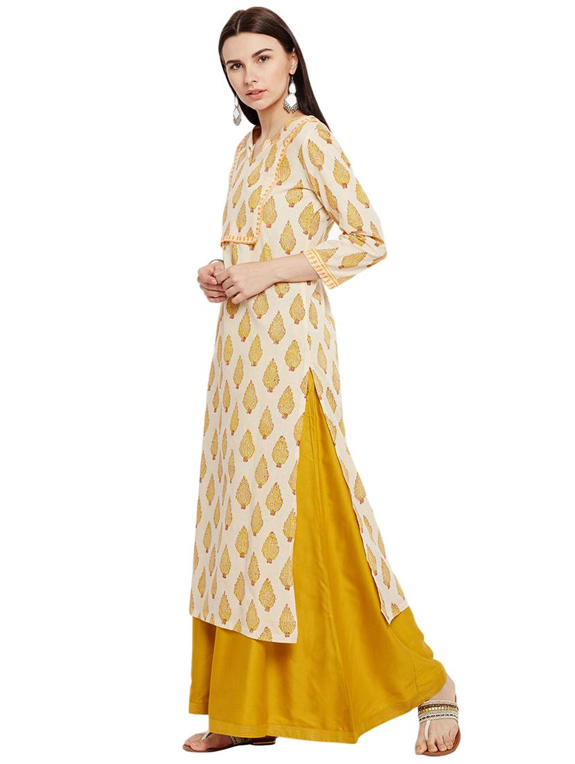 Printed straight kurta - 15622411 - Zoom Image - 2