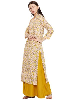 Printed straight kurta - 15622412 - Standard Image - 2
