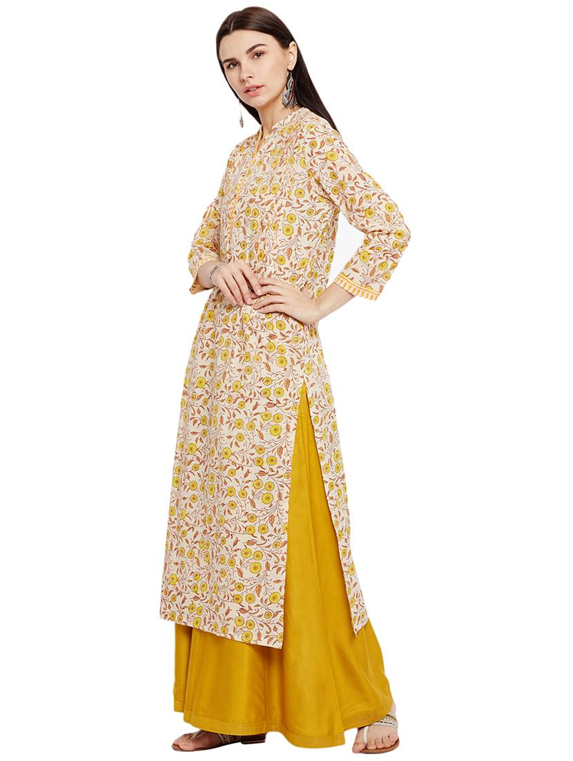 Printed straight kurta - 15622412 - Zoom Image - 2