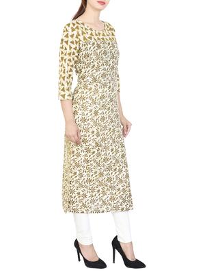 Printed straight kurta - 15622635 - Standard Image - 2