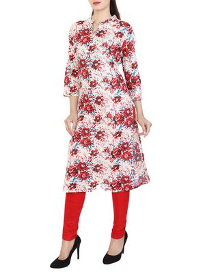 Printed straight kurta - 15622637 - Standard Image - 2