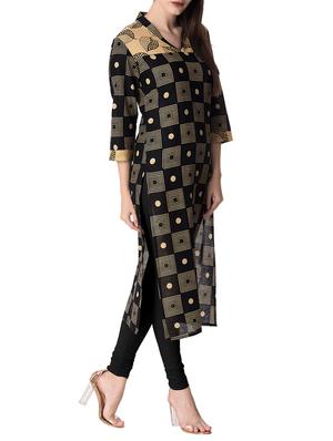 Printed straight kurta - 15622642 - Standard Image - 2