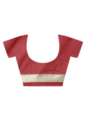 conversational zari motif banarasi saree with blouse - 15622891 - Standard Image - 5