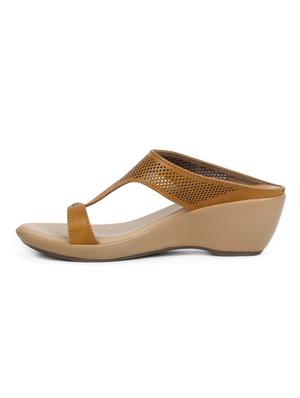 tan one toe wedges - 15623449 - Standard Image - 2